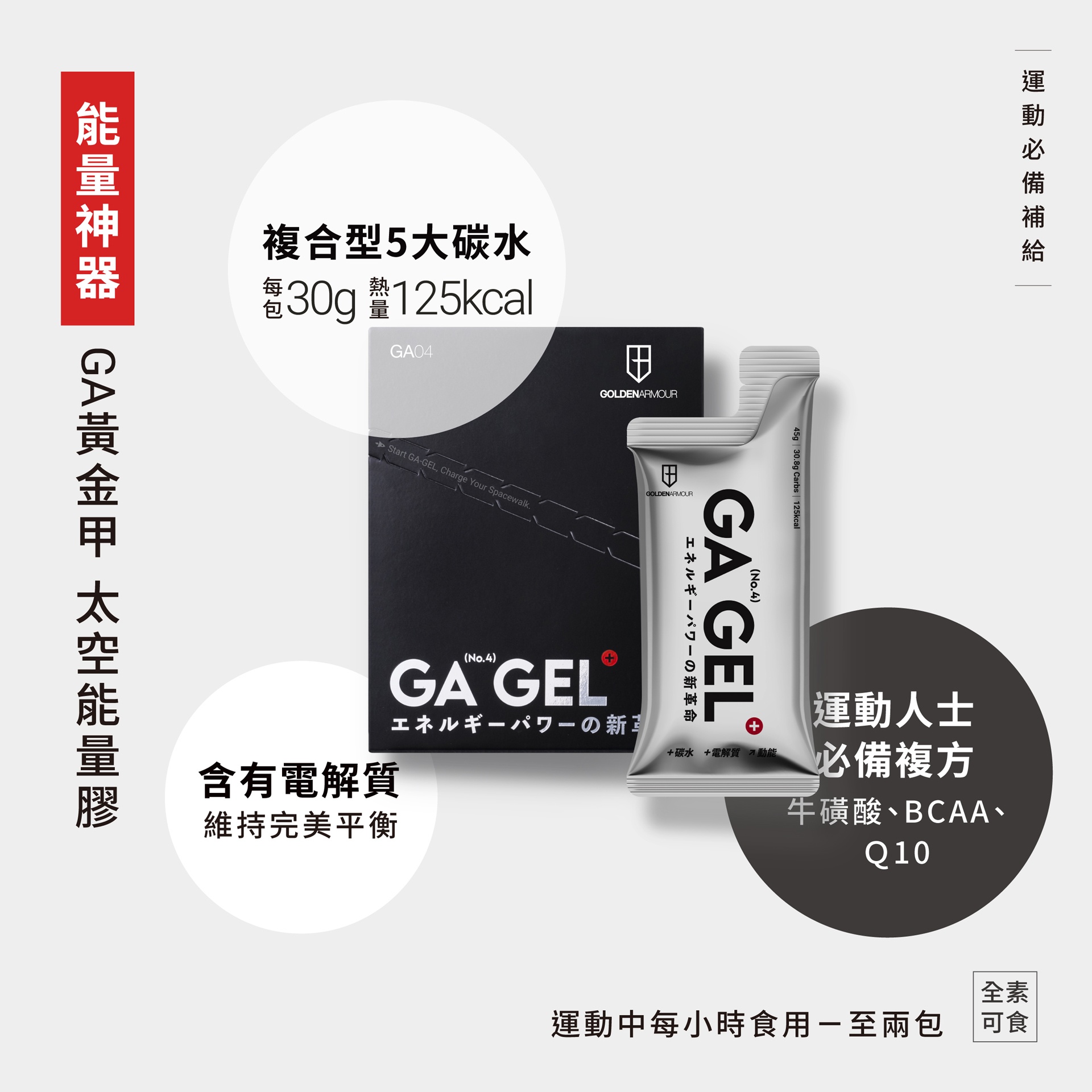 |GA GEL|4號太空能量膠